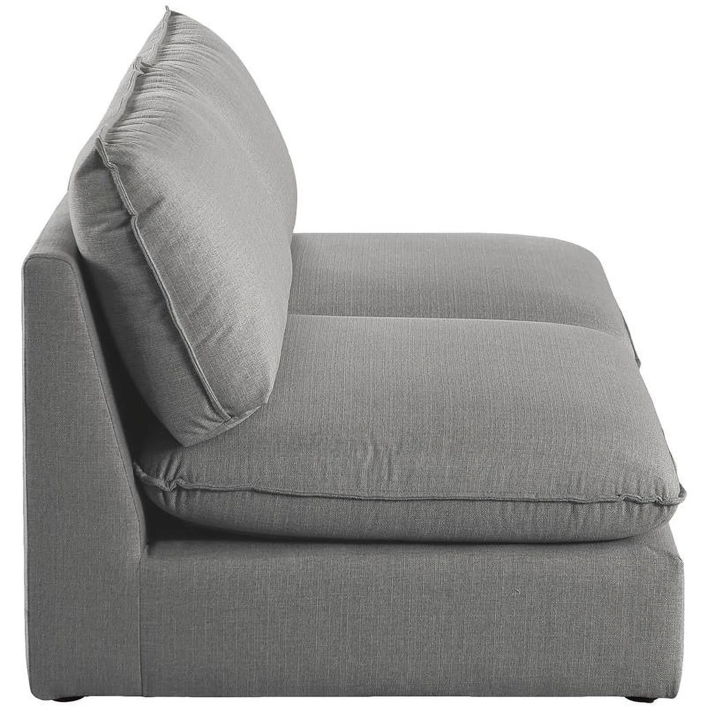 Grey Linen Textured Modular Sofa B644731