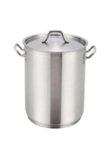 Stainless Steel Stock Pot with Cover, 40 Quart M67303