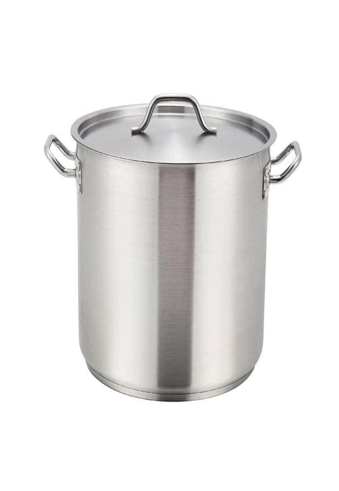 Stainless Steel Stock Pot with Cover, 40 Quart M67303