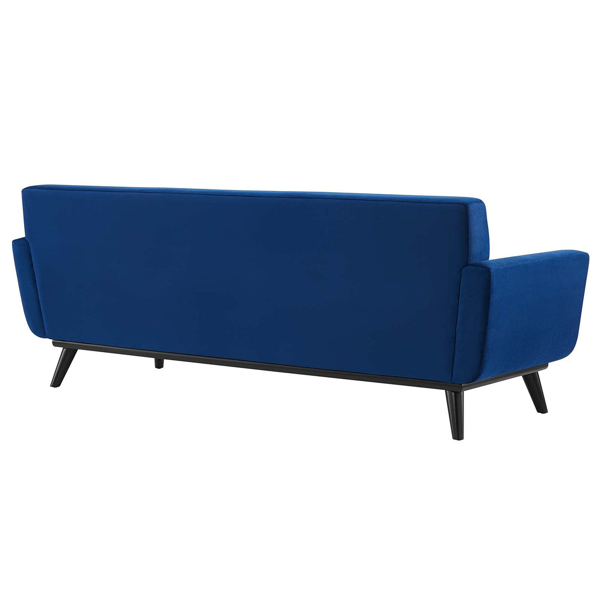 Navy Channel Tufted Performance Velvet Sofa A856601