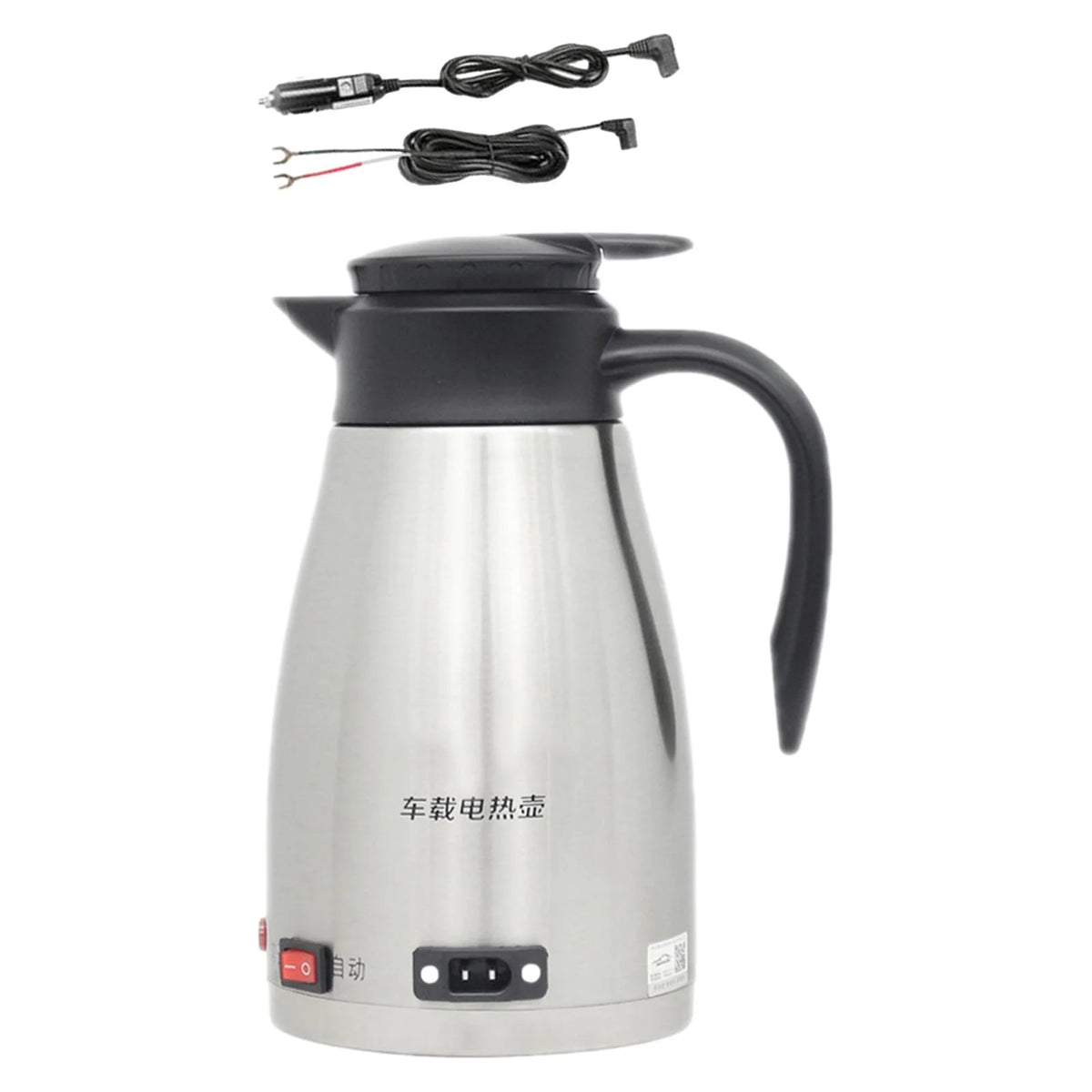 12V Stainless Steel Car Electric Kettle with Indicator Light V398404