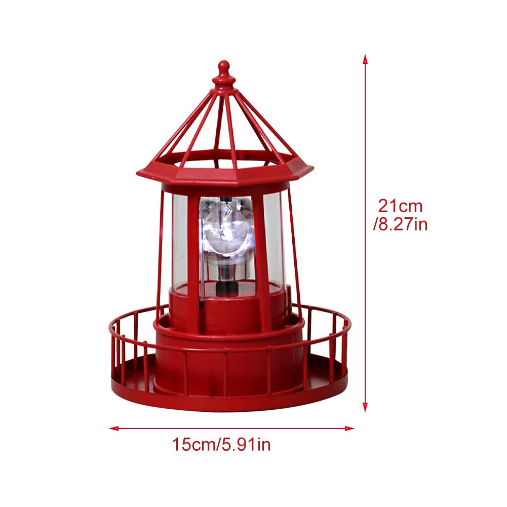 Solar Powered LED Lighthouse S404