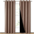 Cappuccino Blackout Curtains 52" x 84" 2 Panels E81380