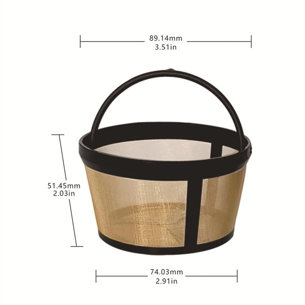 Reusable Coffee Filter Basket, 8-12 Cup Mesh, BPA-Free Q9459