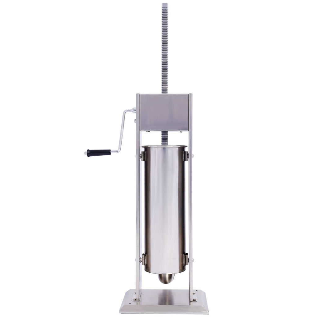 Stainless Steel 15LB Vertical Sausage Stuffer with 4 Stuffing Tubes F149960
