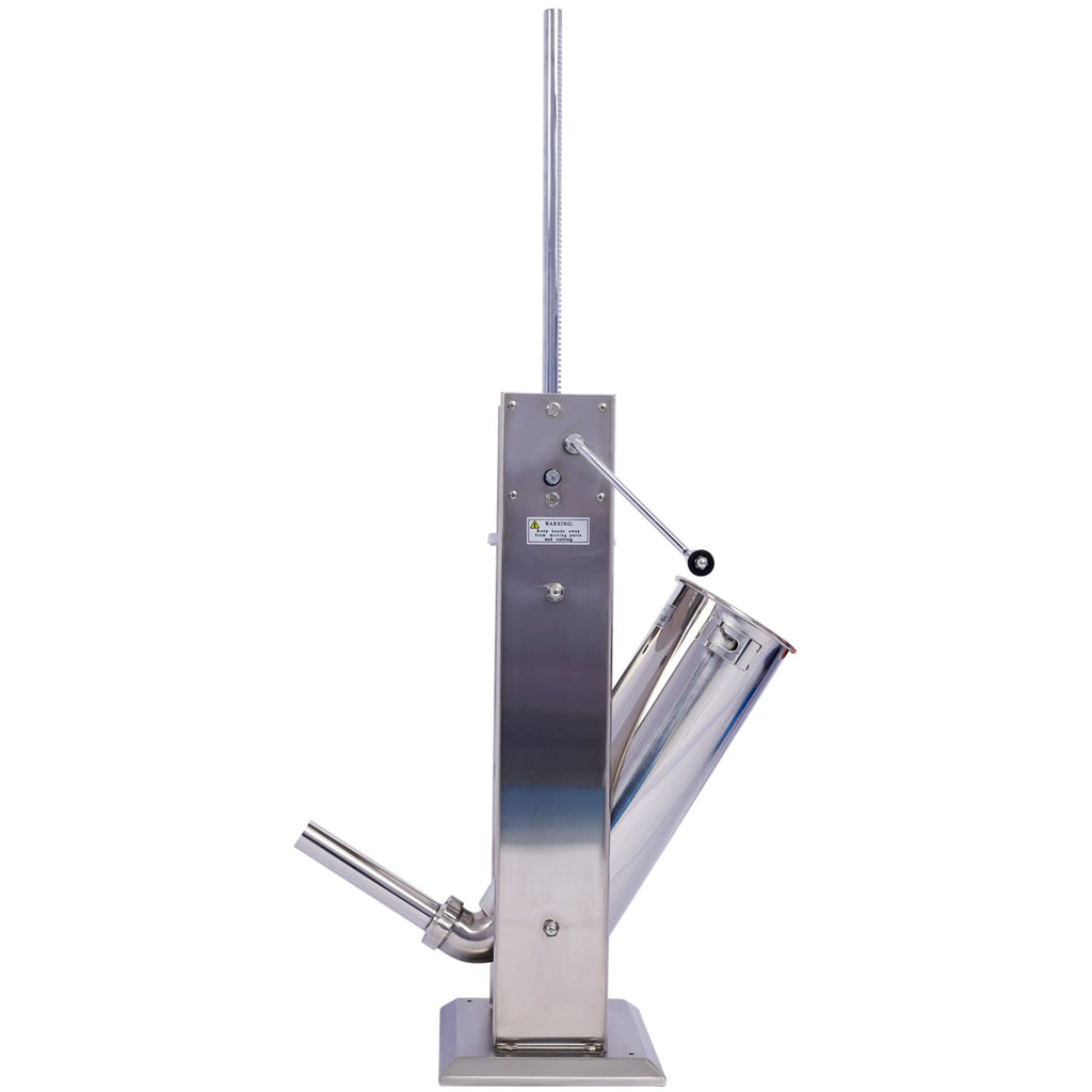 Stainless Steel 15LB Vertical Sausage Stuffer with 4 Stuffing Tubes F149960