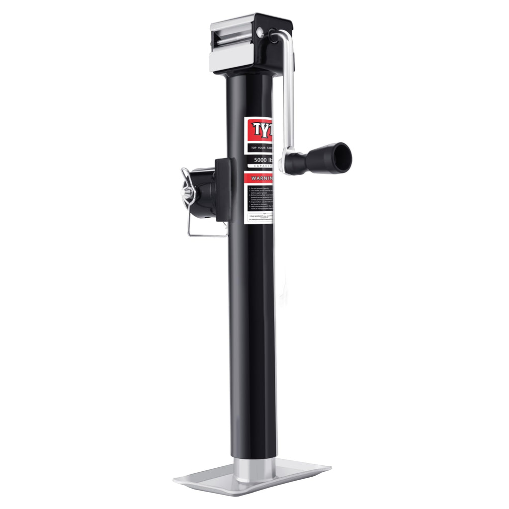 5000lbs Weld On Swivel Trailer Jack, 15" Vertical Travel D25110