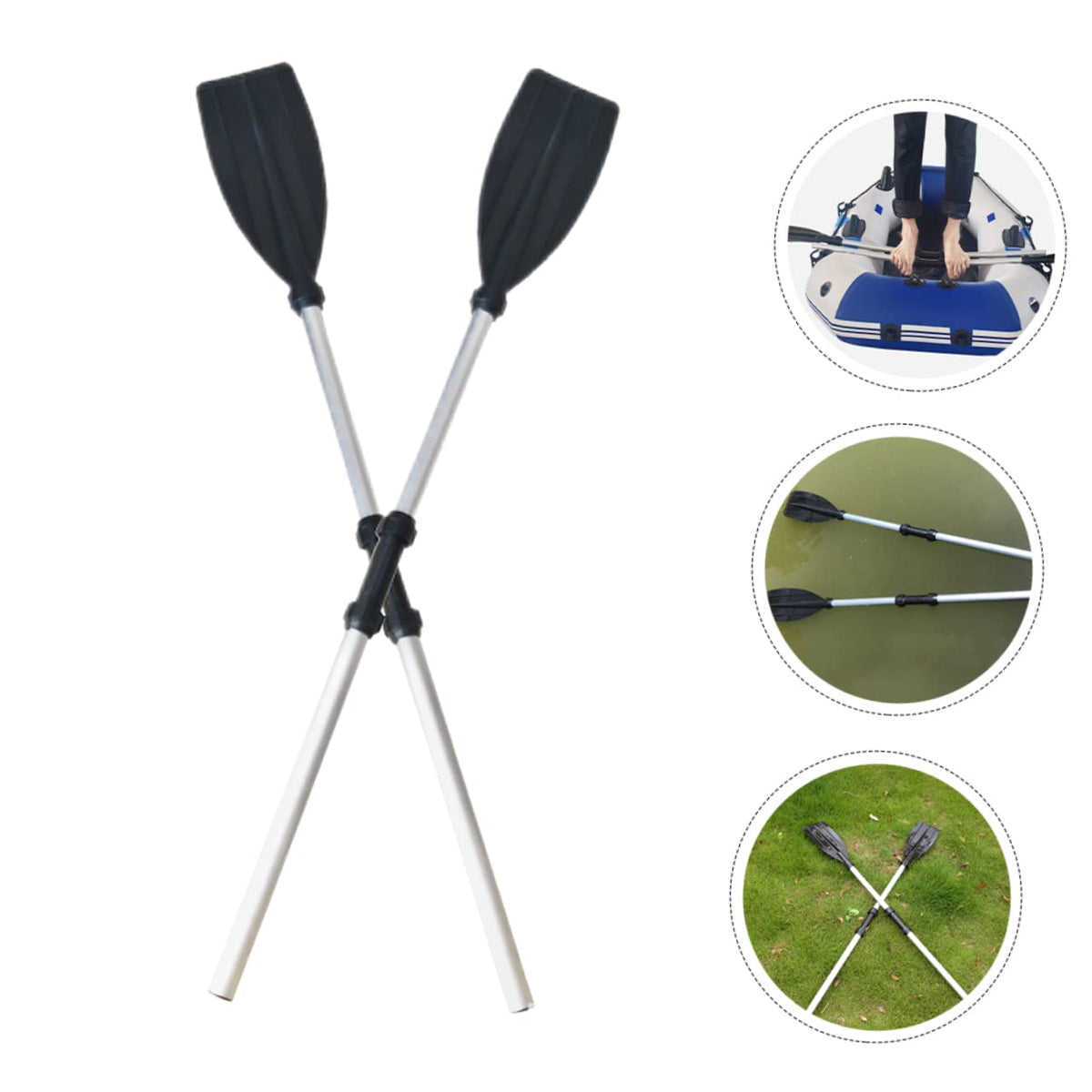 Aluminum Alloy Kayak Paddles 2pcs N339