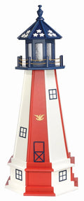 Patriotic Lighthouse with Base V150