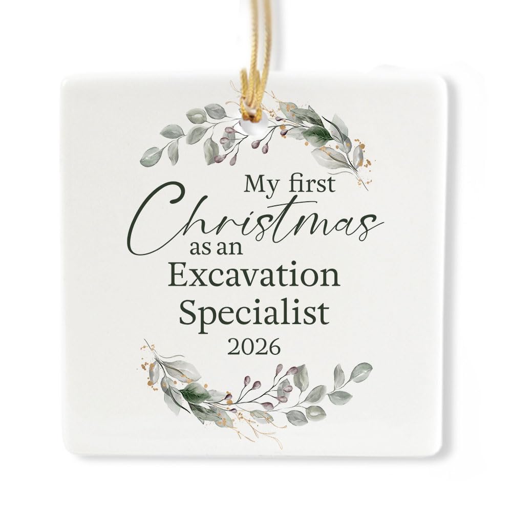 Ceramic 3-inch Square Ornament J69731