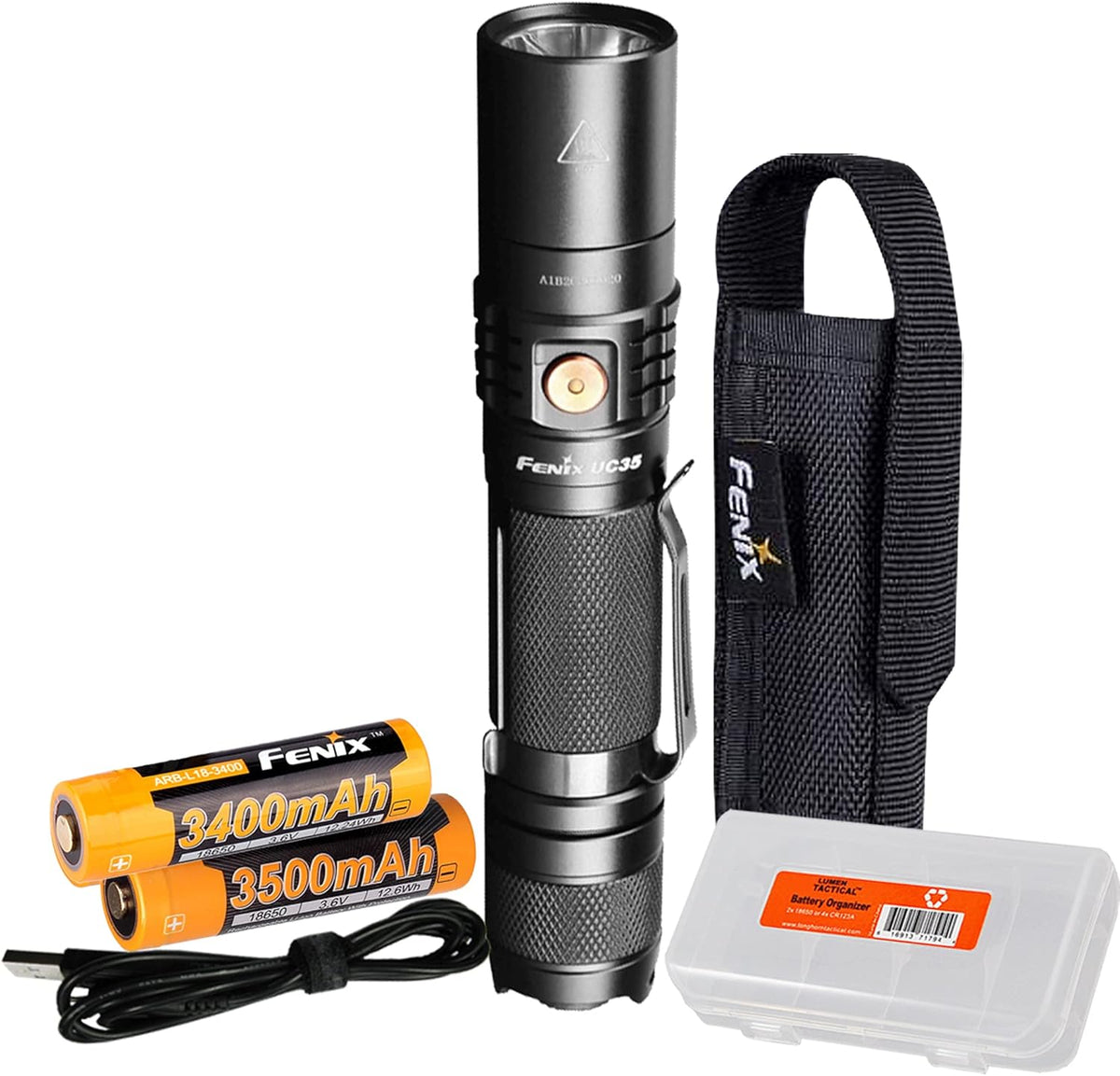 1000 Lumen Rechargeable Tactical Flashlight M904744
