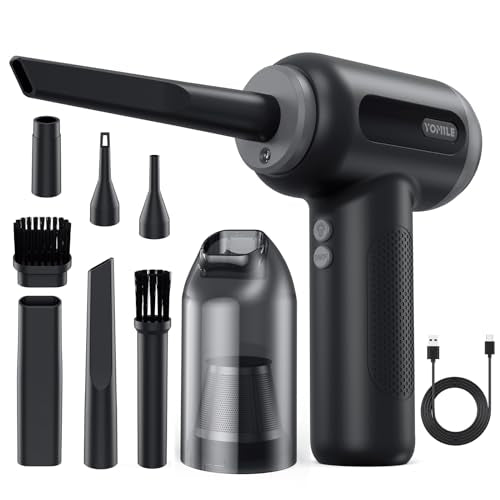 120000RPM 3 Speeds Cordless Electric Air Duster 7600mAh X916842