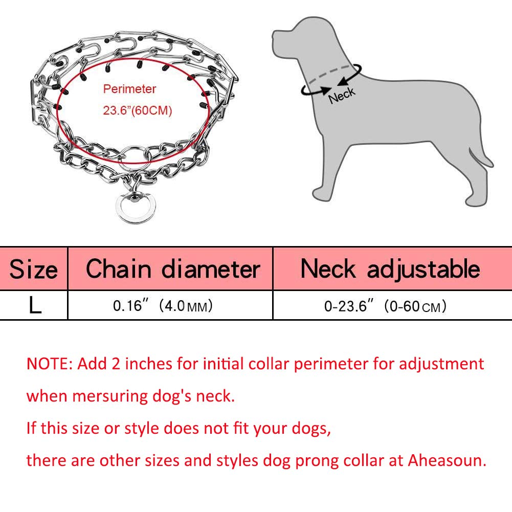 Stainless Steel Adjustable Dog Training Collar A174944