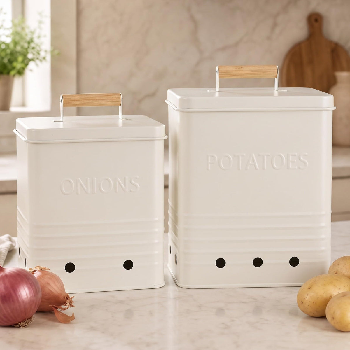 Potato and Onion Storage Container Set N56702