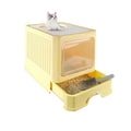 Foldable Enclosed Cat Litter Box with Lid F91953
