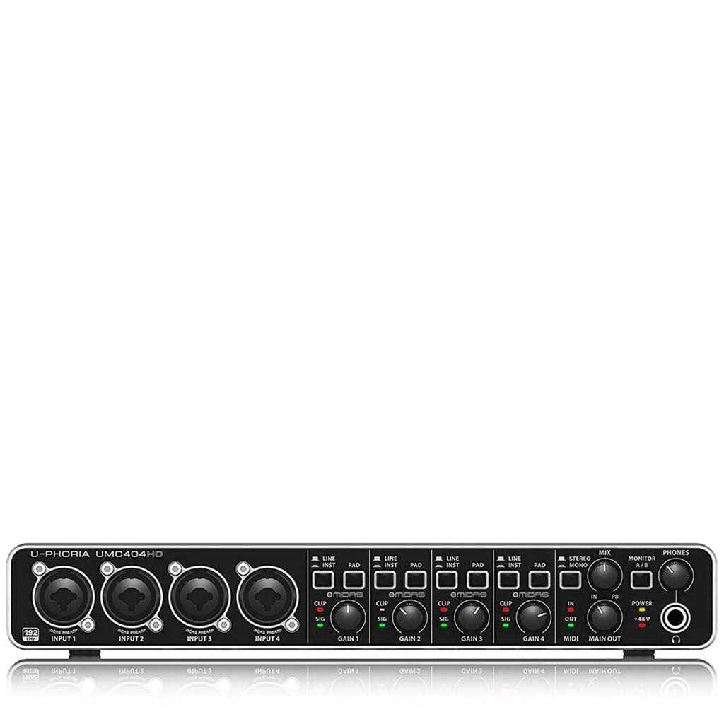 4x4 USB Audio/MIDI Interface with Mic Preamplifiers F531063