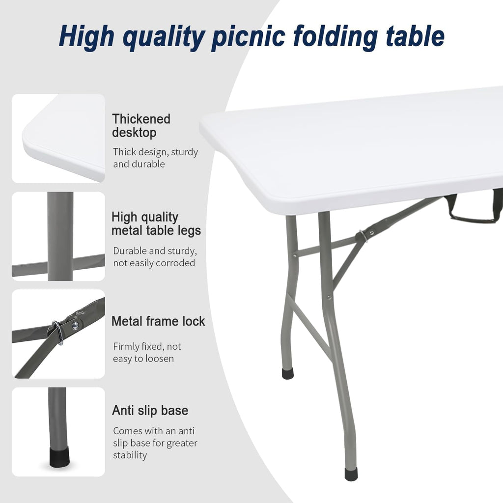 White Folding Table G340