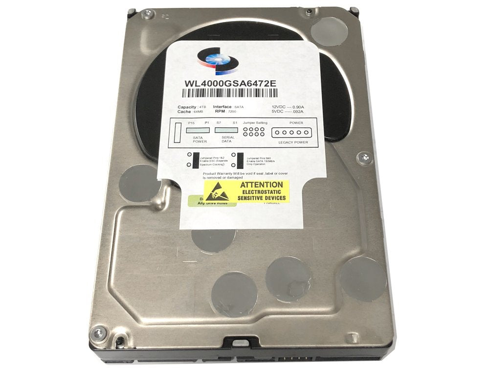4TB 7200RPM 64MB Cache SATA 6.0Gb/s 3.5" Hard Drive Y646