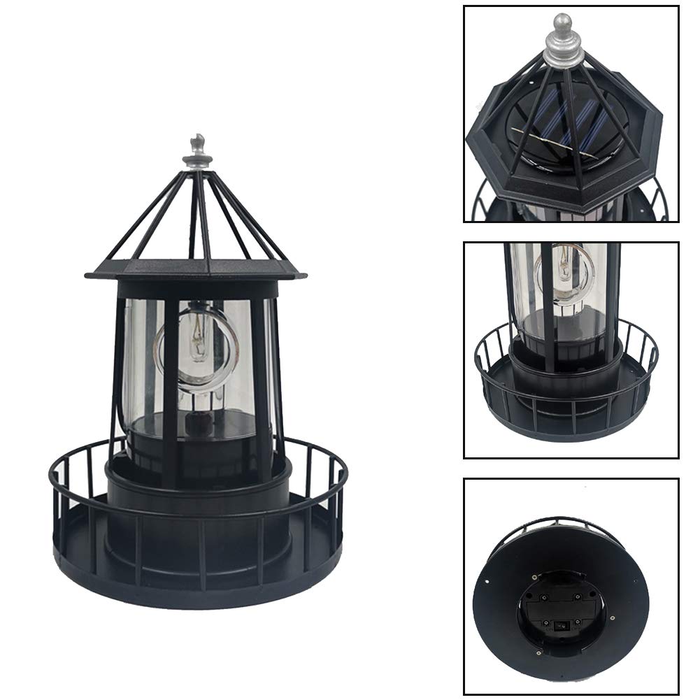 Solar Powered LED Lighthouse S404