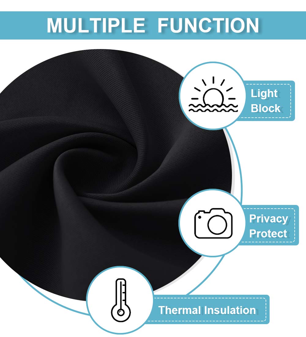 Blackout French Door Curtains U58539