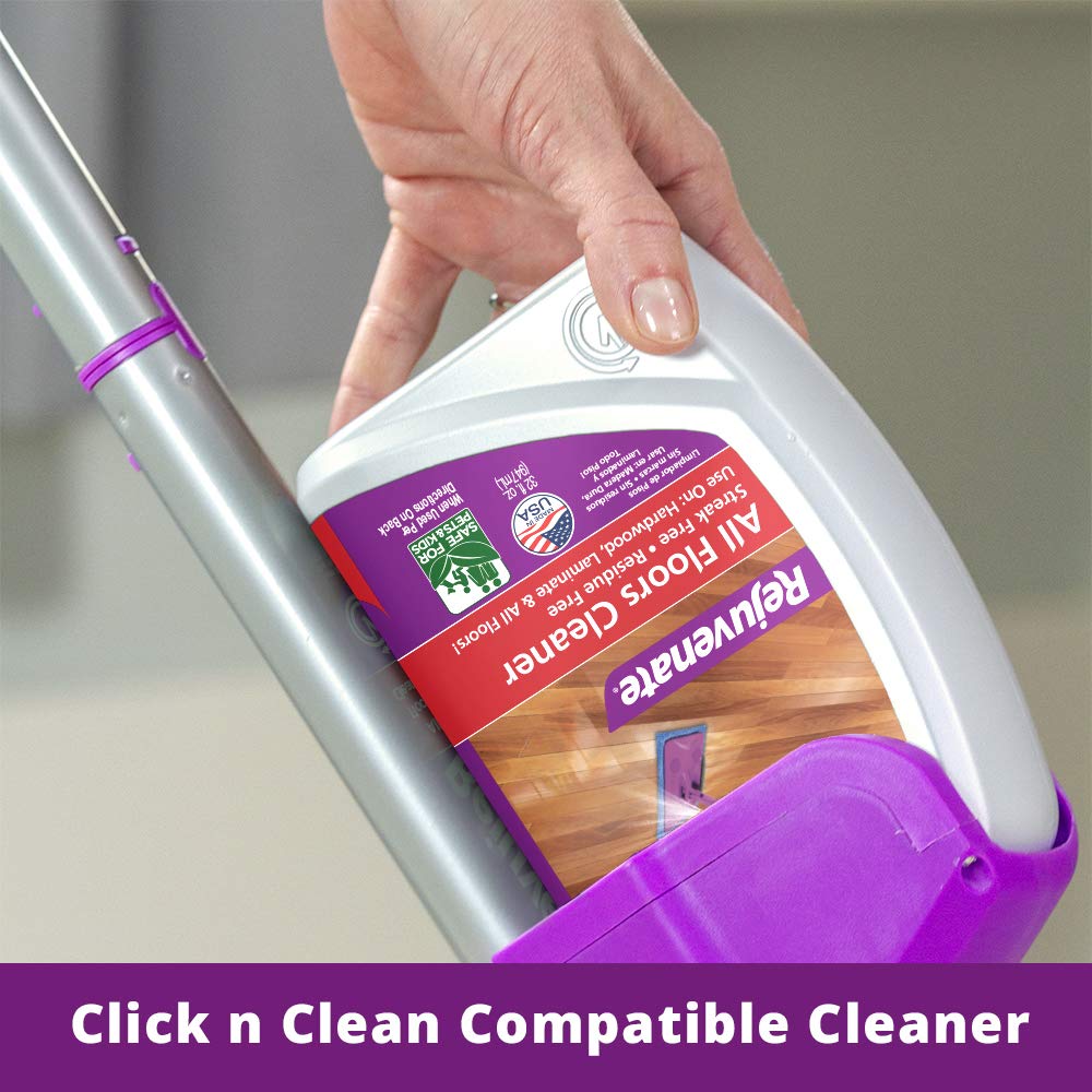 Wood Floor Restorer and Polish with High Gloss Finish 32oz and PH Balanced Floor Cleaner O7431