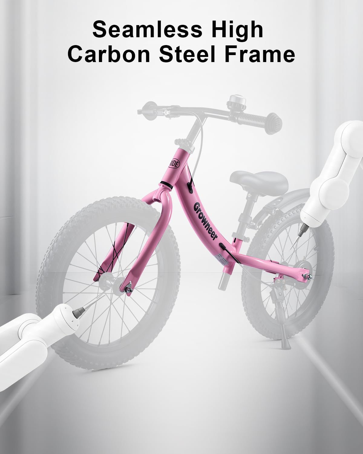 16" Pink Kids Balance Bike M6711