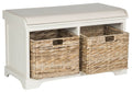 Wood Storage Bench Z41329
