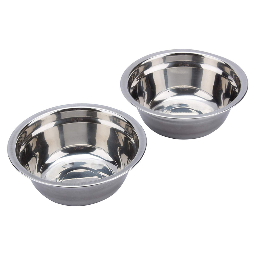 Stainless Steel Elevated Dog Cat Bowls with Iron Stand E315639