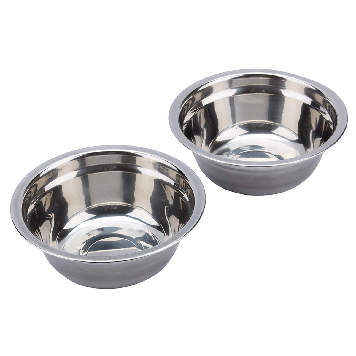 Stainless Steel Elevated Dog Cat Bowls with Iron Stand E315639