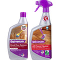Wood Floor Restorer and Polish with High Gloss Finish 32oz and PH Balanced Floor Cleaner O7431