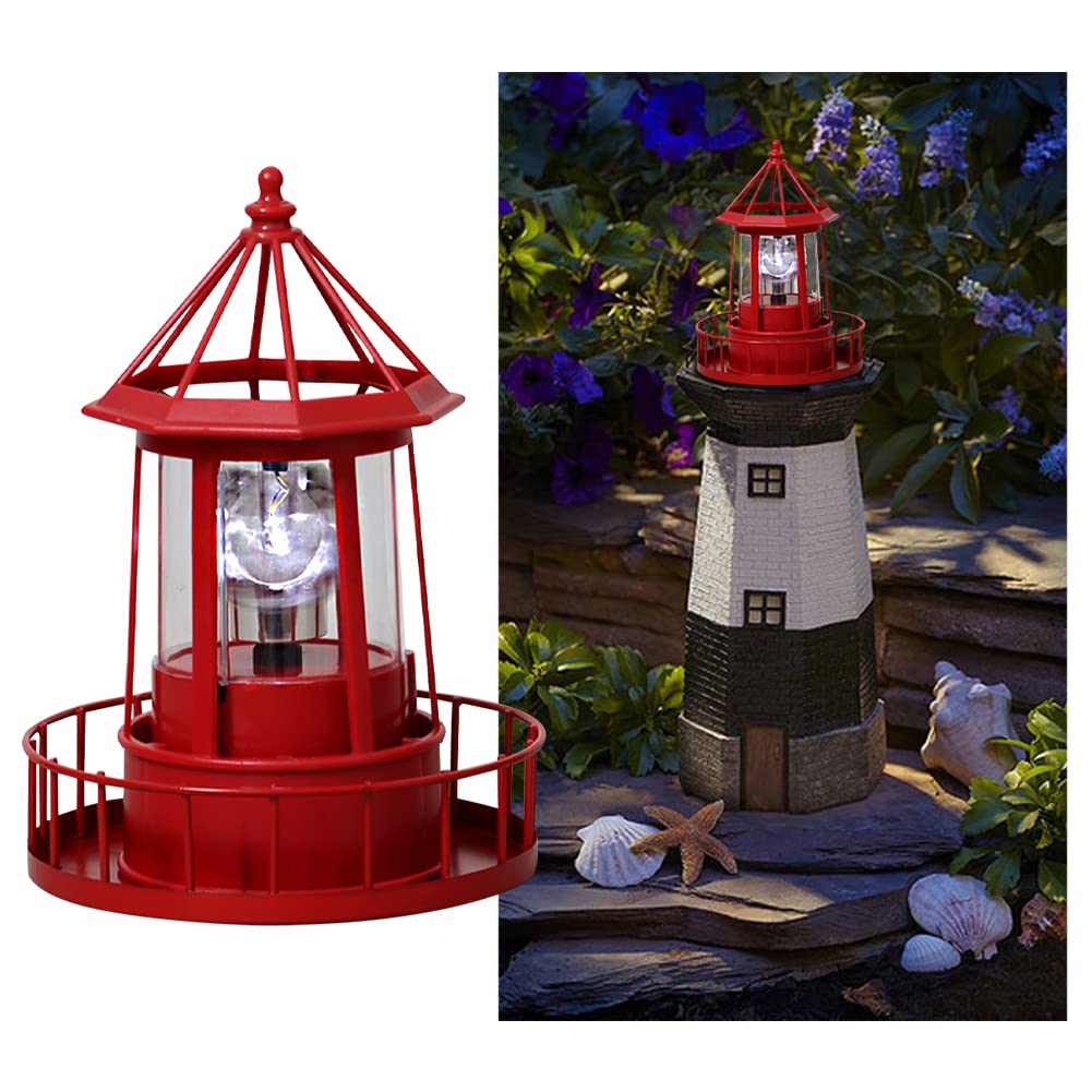 Solar Powered LED Lighthouse S404