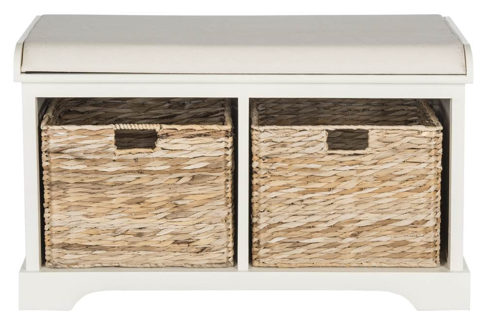 Wood Storage Bench Z41329