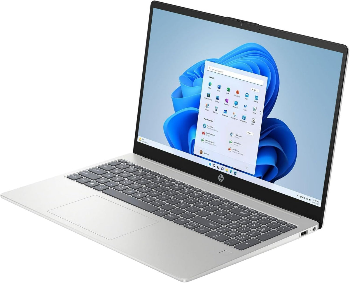 15.6" FHD Laptop, Intel i3-N305, 8GB RAM 256GB SSD, Silver D394774