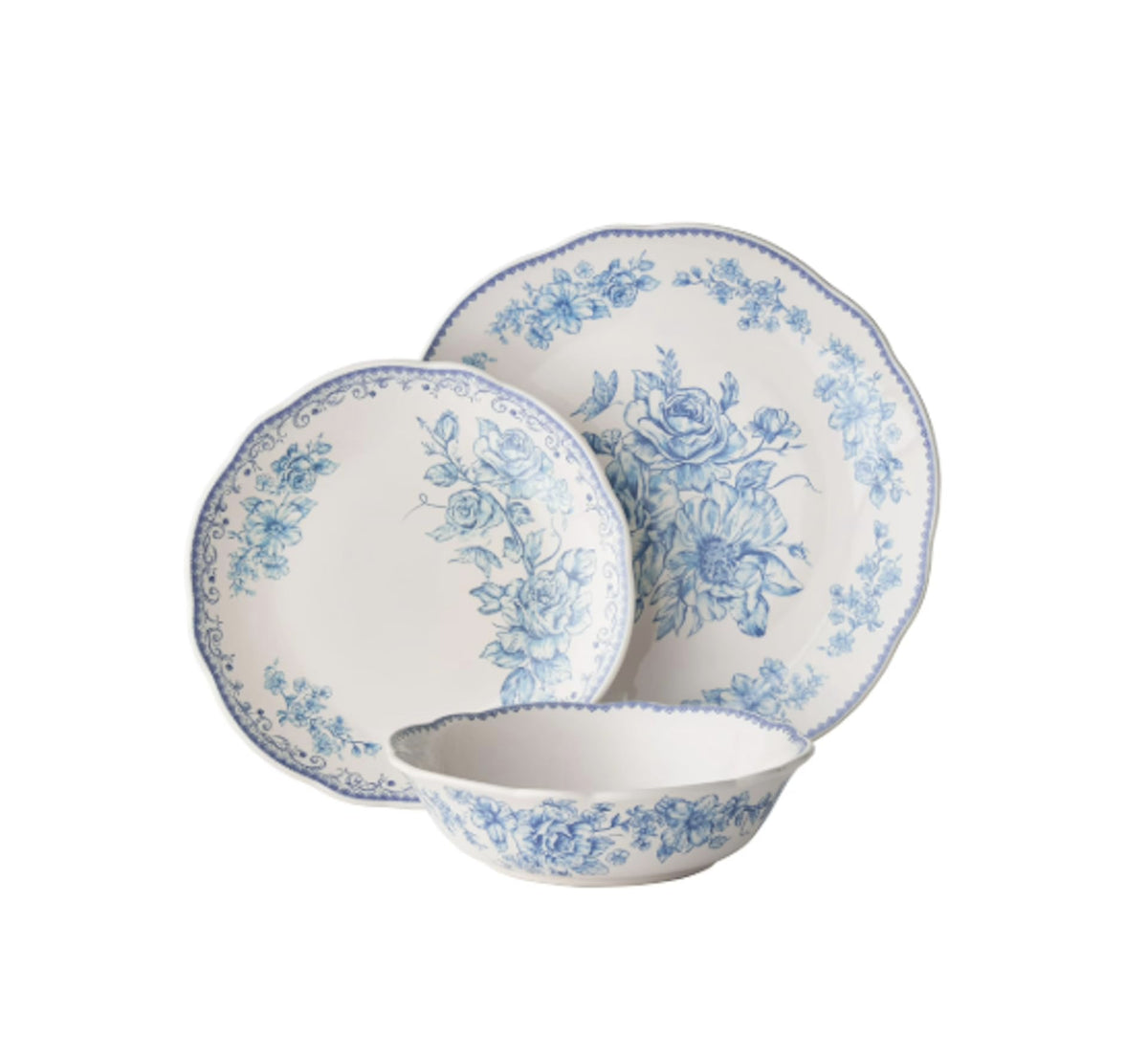 12-Piece Stoneware Dinnerware Set Y3683