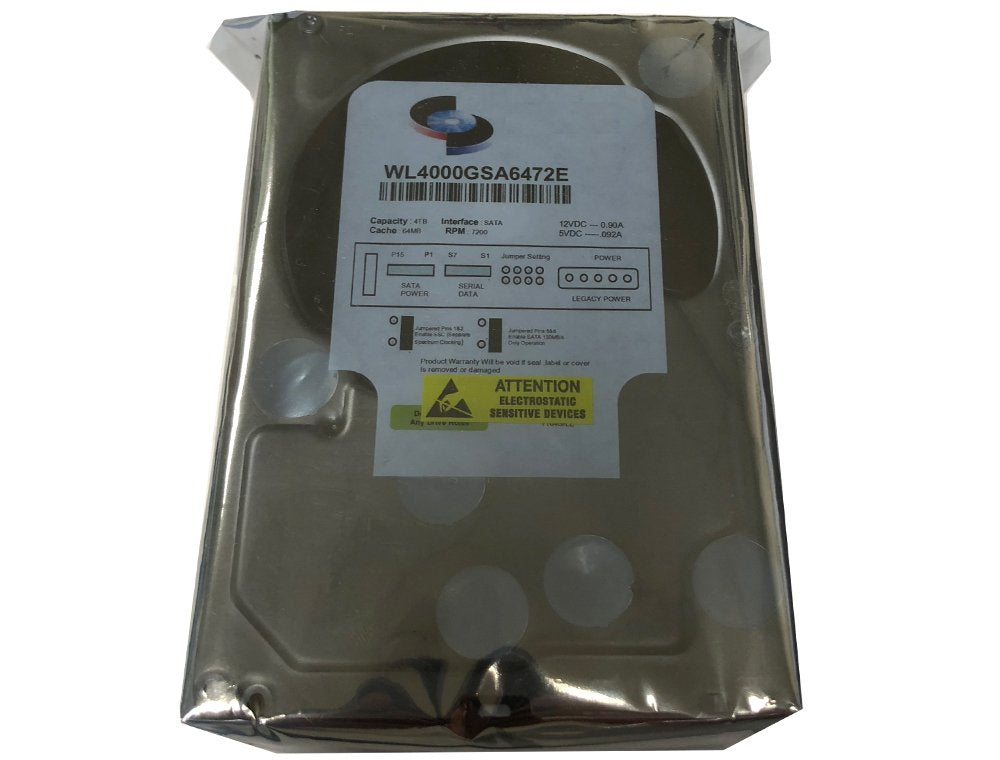 4TB 7200RPM 64MB Cache SATA 6.0Gb/s 3.5" Hard Drive Y646