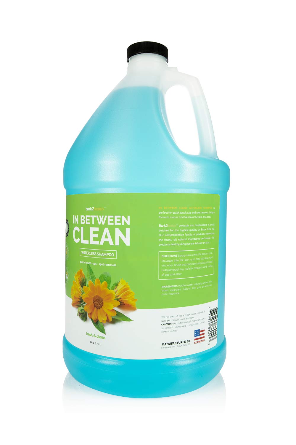 Waterless Dry Dog Shampoo, No Rinse, 1 Gallon Z258