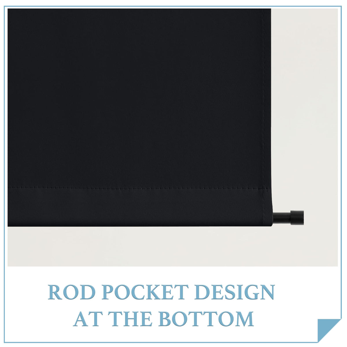 Blackout French Door Curtains U58539