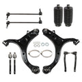 10Pcs Front Lower Control Arms Ball Joint Assembly Tie Rod End Sway Bar Link Kit Y3830