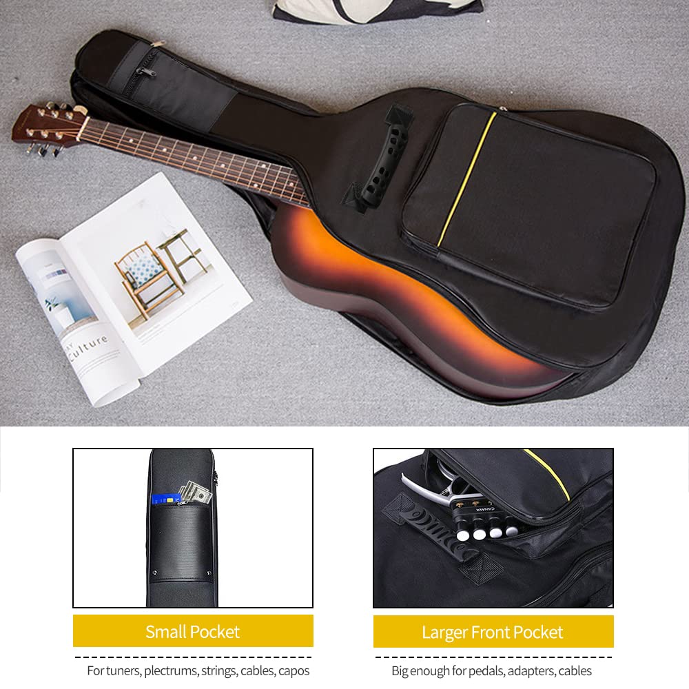 1/2/3 Pack 38-41 Inch Electric & Acoustic Guitar Bags R345