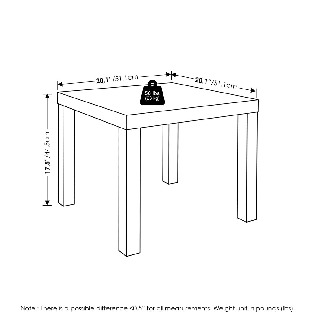 Square Modern End Table R62313
