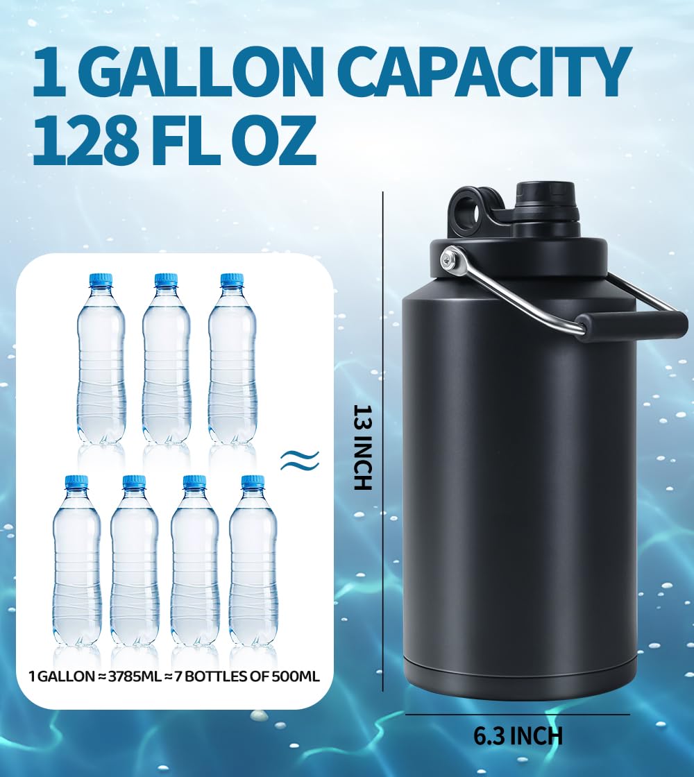 128 oz Stainless Steel Insulated Water Jug P977