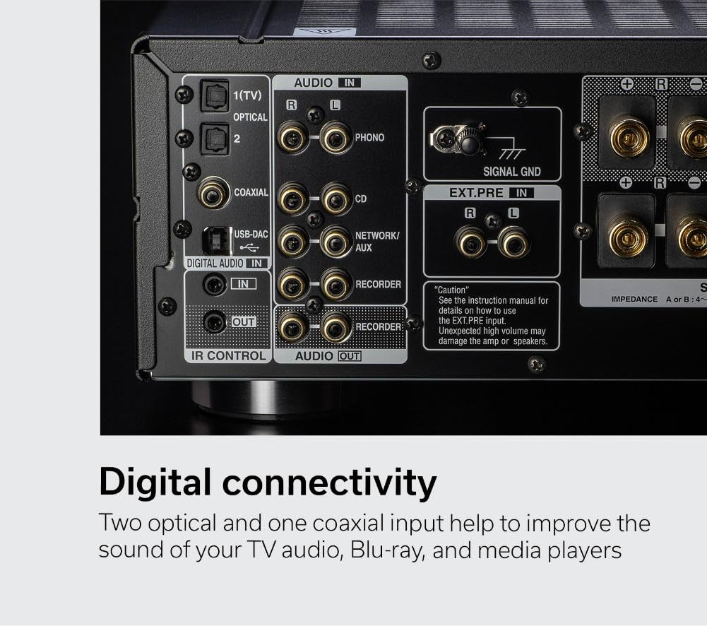Black Integrated Amplifier M703439