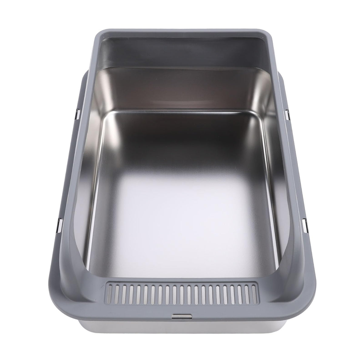 Stainless Steel Enclosed Cat Litter Box with Lid Y412635