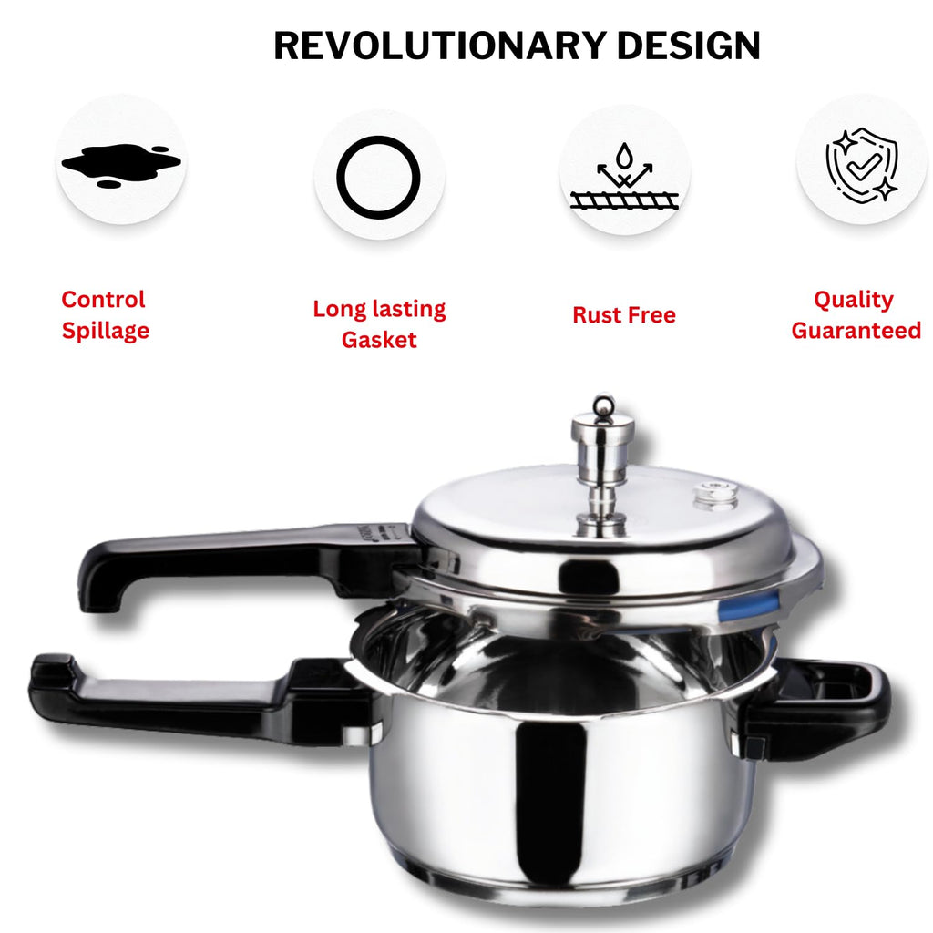 Stainless Steel 2-Liter Pressure Cooker Q5389