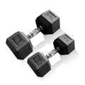 15 lb-550 lb Rubber Hex Dumbbell Set G7005
