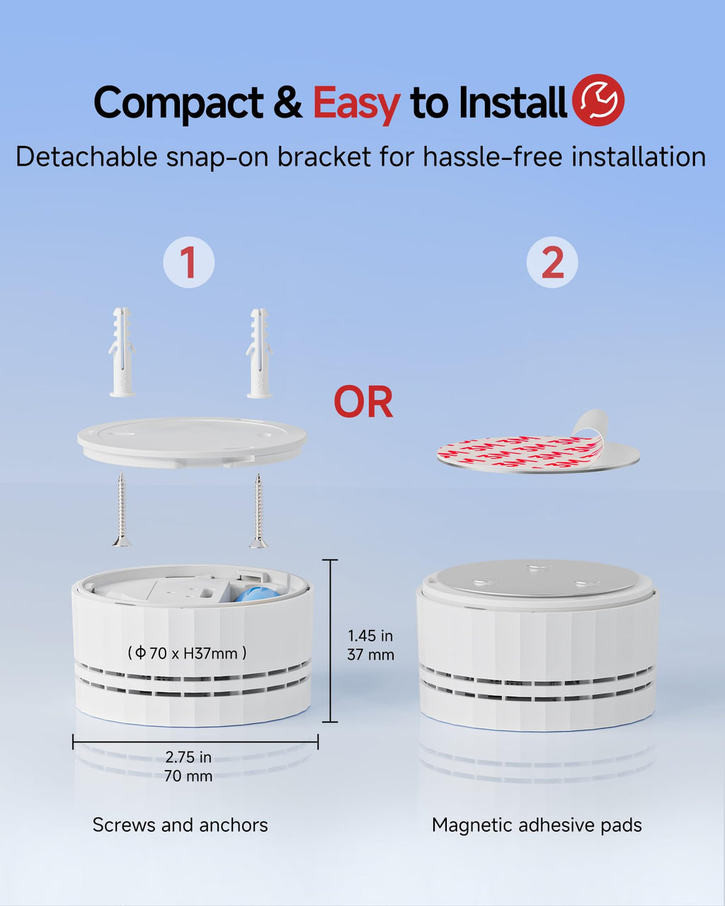 Carbon Monoxide Detectors 3 Pack L2787