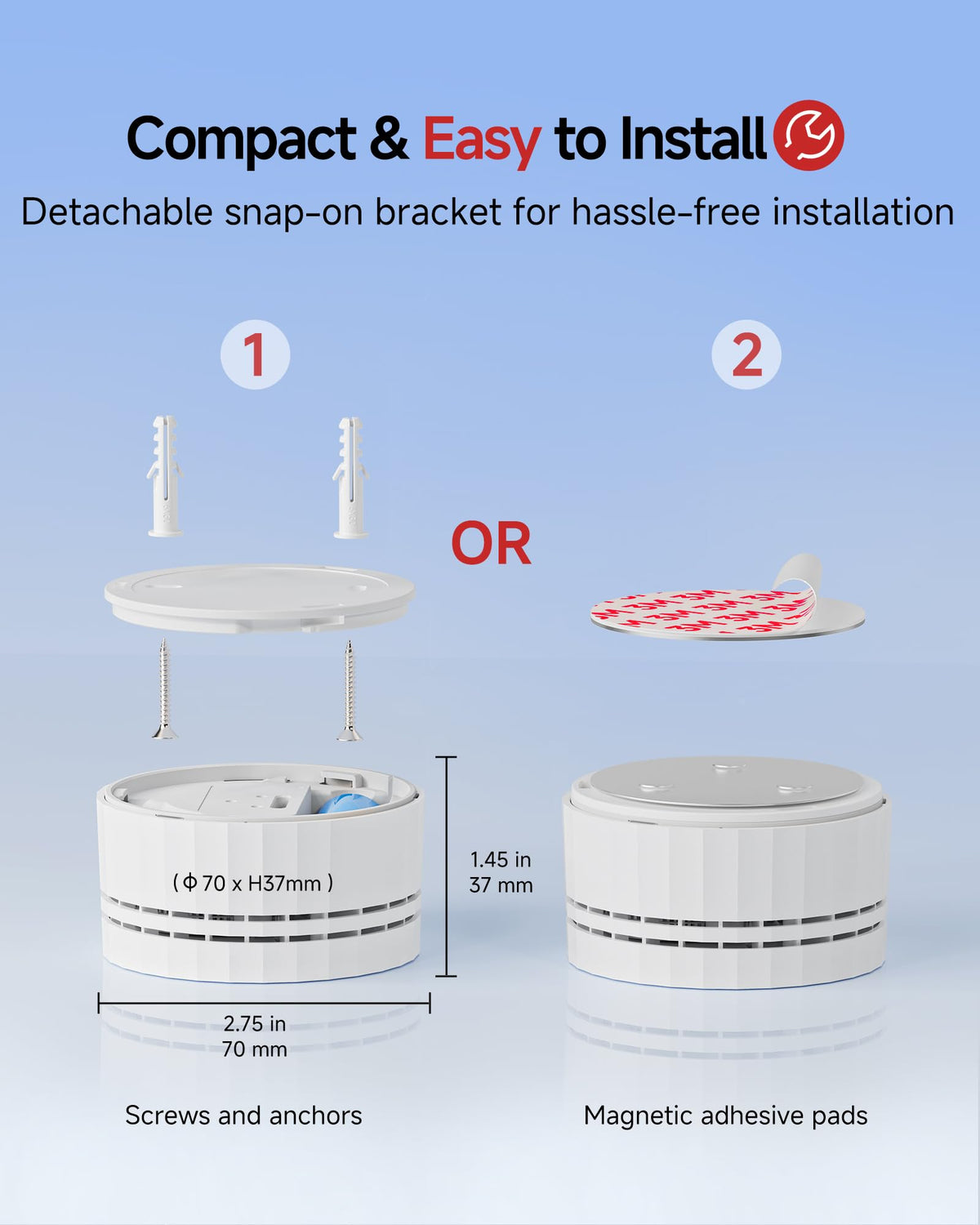 Carbon Monoxide Detectors 3 Pack L2787