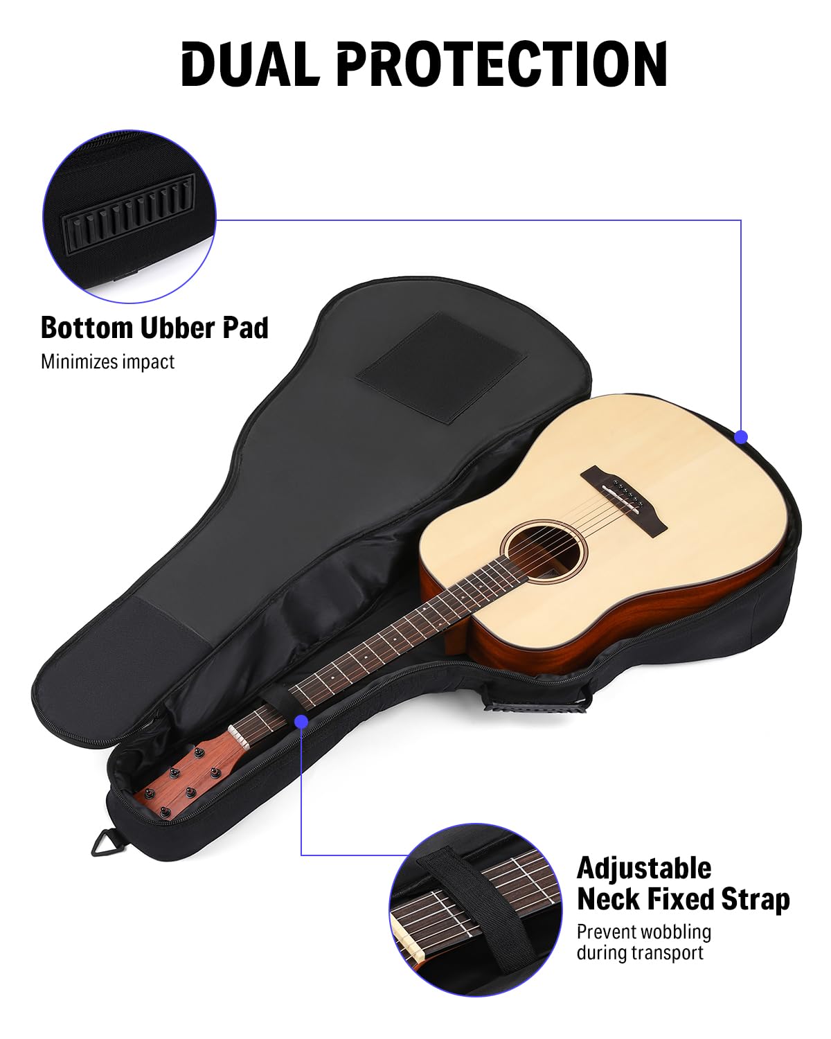 36 Inch Acoustic Guitar Case S713