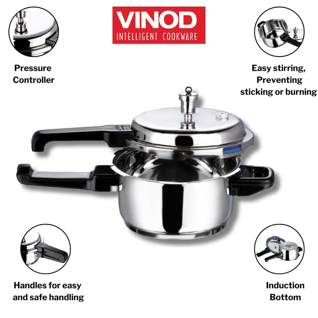 Stainless Steel 2-Liter Pressure Cooker Q5389