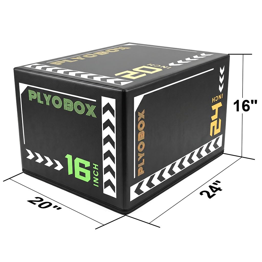 3-in-1 Foam Plyo Box with Non-Slip Cover A489